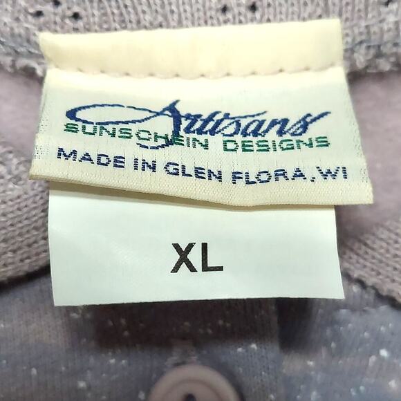 Artisans Sunschein Designs Vintage Lavender Lighthouse Wearable Art Shacket - Picture 9 of 11